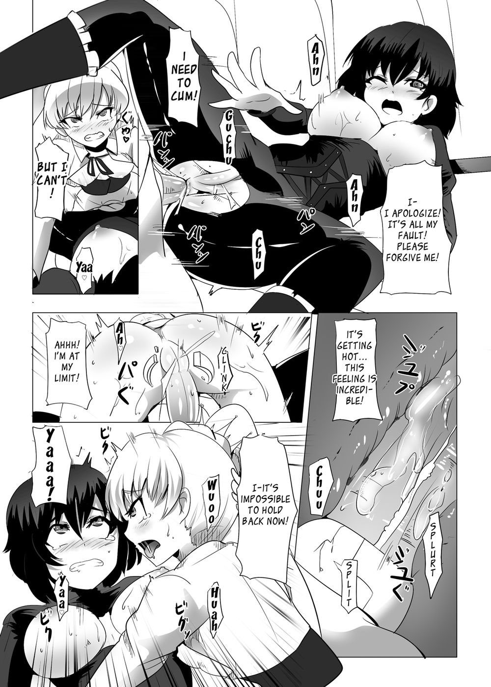 Hentai Manga Comic-Red and White Mixed Liquid-Read-22